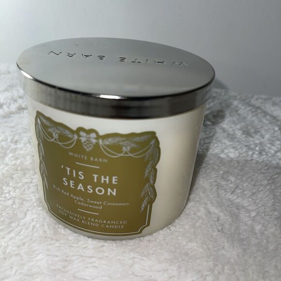 Bath & Body Works TIS THE SEASON 3-Wick Scented Holiday Candle Soy Wax 14.5oz - Picture 6 of 6